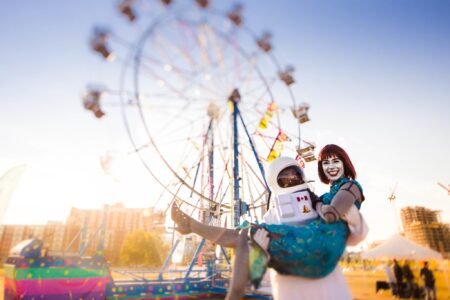 The tables on the wheel go round and round...., the food on the plate goes down down down...Up in the air. Photo Credit: Kelly Hofer